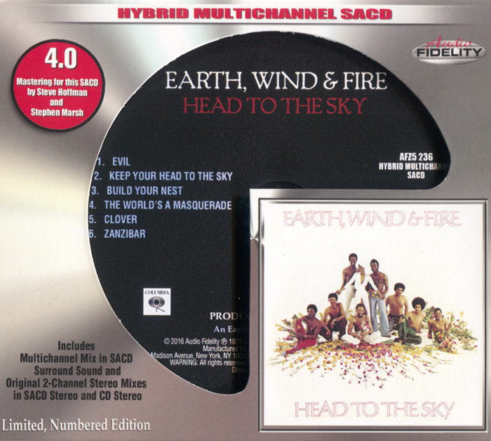 Earth, Wind & Fire – Head To The Sky (1973) [Audio Fidelity 2016] MCH SACD ISO + Hi-Res FLAC