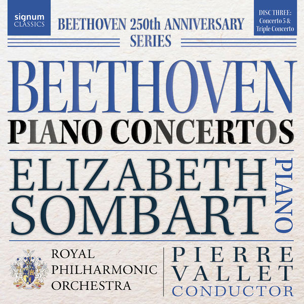 Elizabeth Sombart, Royal Philharmonic Orchestra & Pierre Vallet – Beethoven: Piano Concertos 1 – 5 and Triple Concerto (2020) [Official Digital Download 24bit/192kHz]