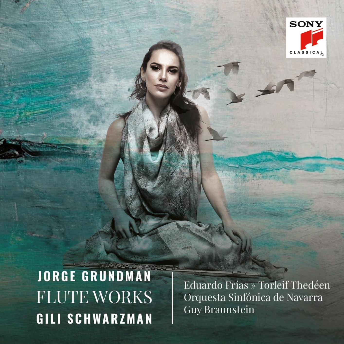 Gili Schwarzman, Orquesta Sinfonica de Navarra, Guy Braunstein – Jorge Grundman, Flute Works (2021) [FLAC 24bit/48kHz]