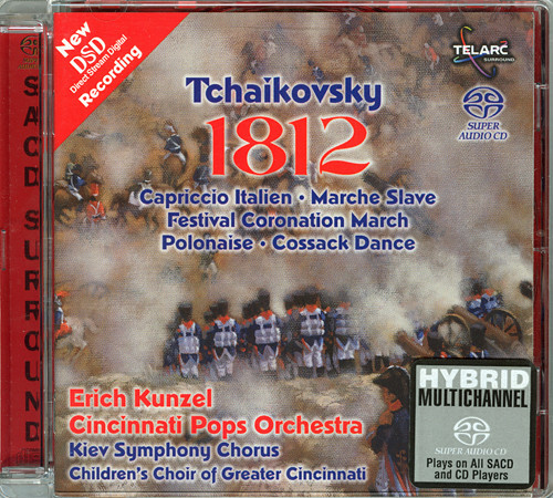 Erich Kunzel & Cincinnati Pops Orchestra – Tchaikovsky: 1812 & Other Orchestral Works (2001) [Reissue 2003] MCH SACD ISO + Hi-Res FLAC