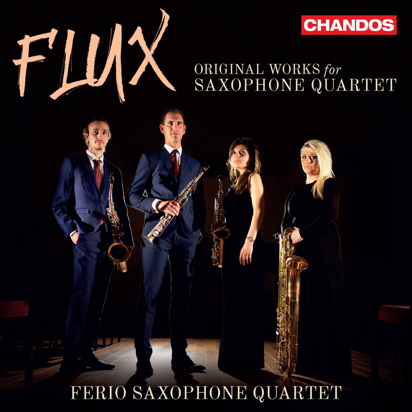 Ferio Saxophone Quartet – Flux: Original Works for Saxophone Quartet (2017) [Official Digital Download 24bit/96kHz]