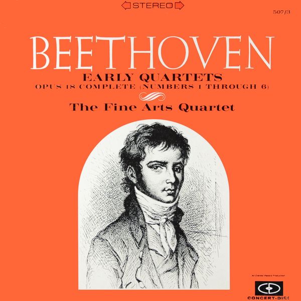 Fine Arts Quartet – Beethoven: Early Quartets (Remastered from the Original Concert-Disc Master Tapes) (1969/2017) [Official Digital Download 24bit/96kHz]