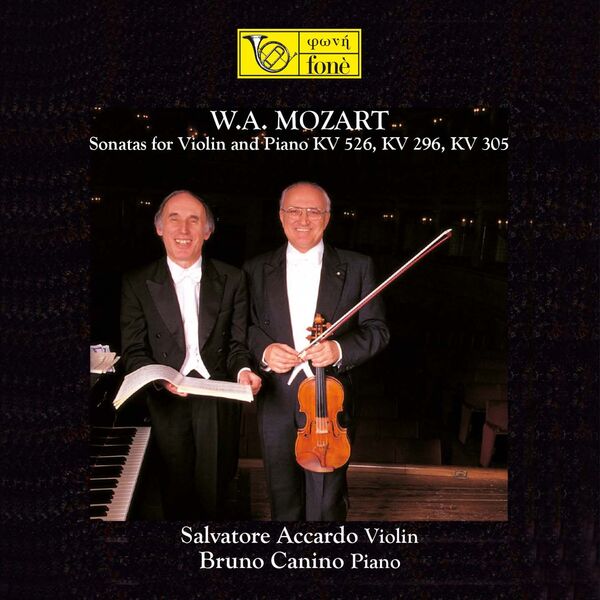 Salvatore Accardo, Bruno Canino - Mozart: Sonatas for Violin and Piano KV 526, 296, 305 (2022) [FLAC 24bit/96kHz]