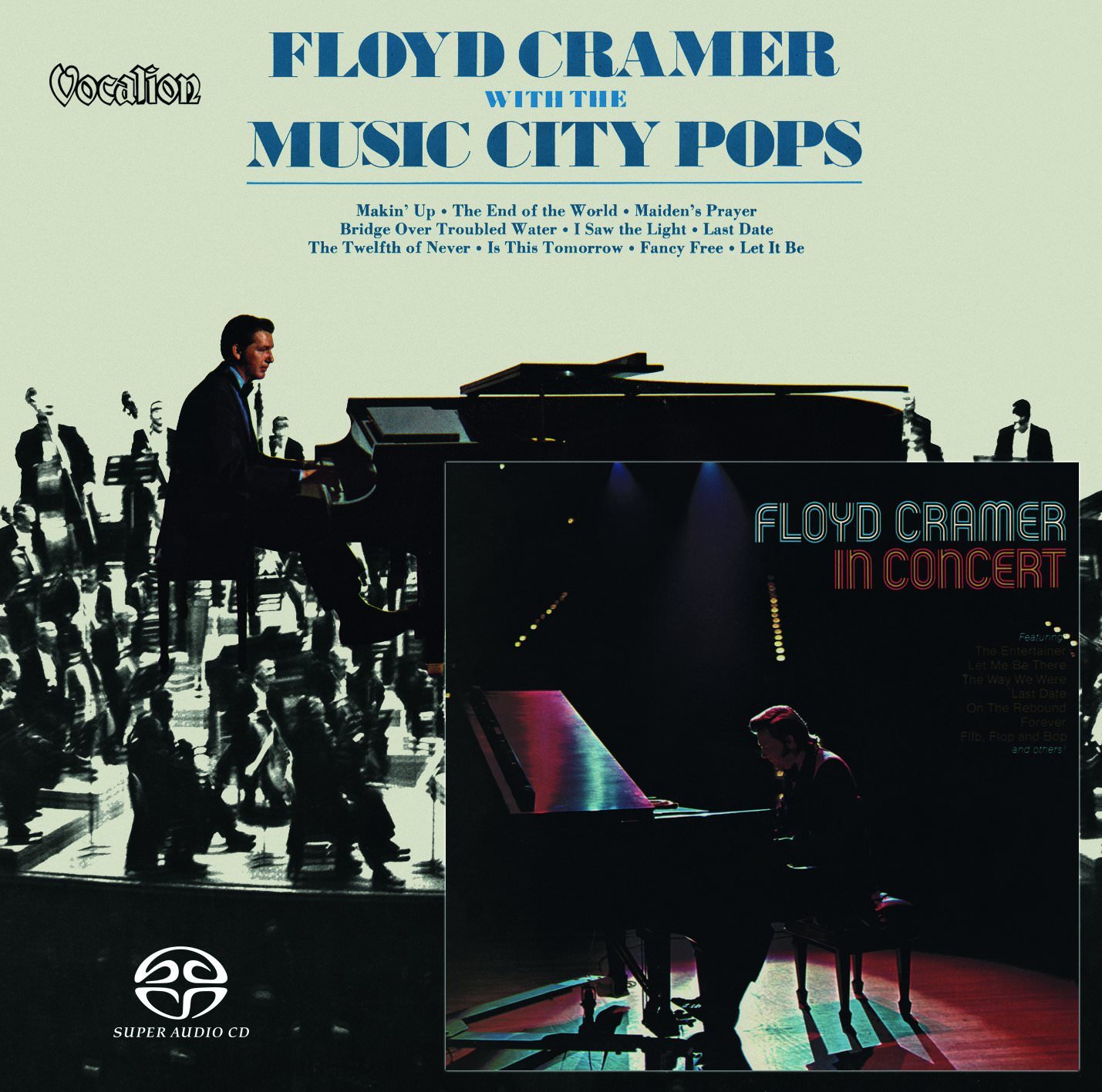Floyd Cramer – With The Music City Pops & … In Concert (1970/1974) [Reissue 2018] MCH SACD ISO + Hi-Res FLAC