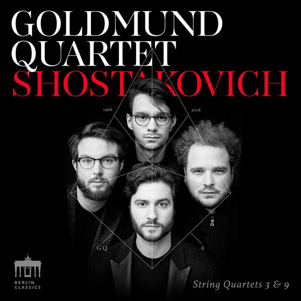 Goldmund Quartet – Shostakovich String Quartets 3 & 9 (2018) [Official Digital Download 24bit/96kHz]