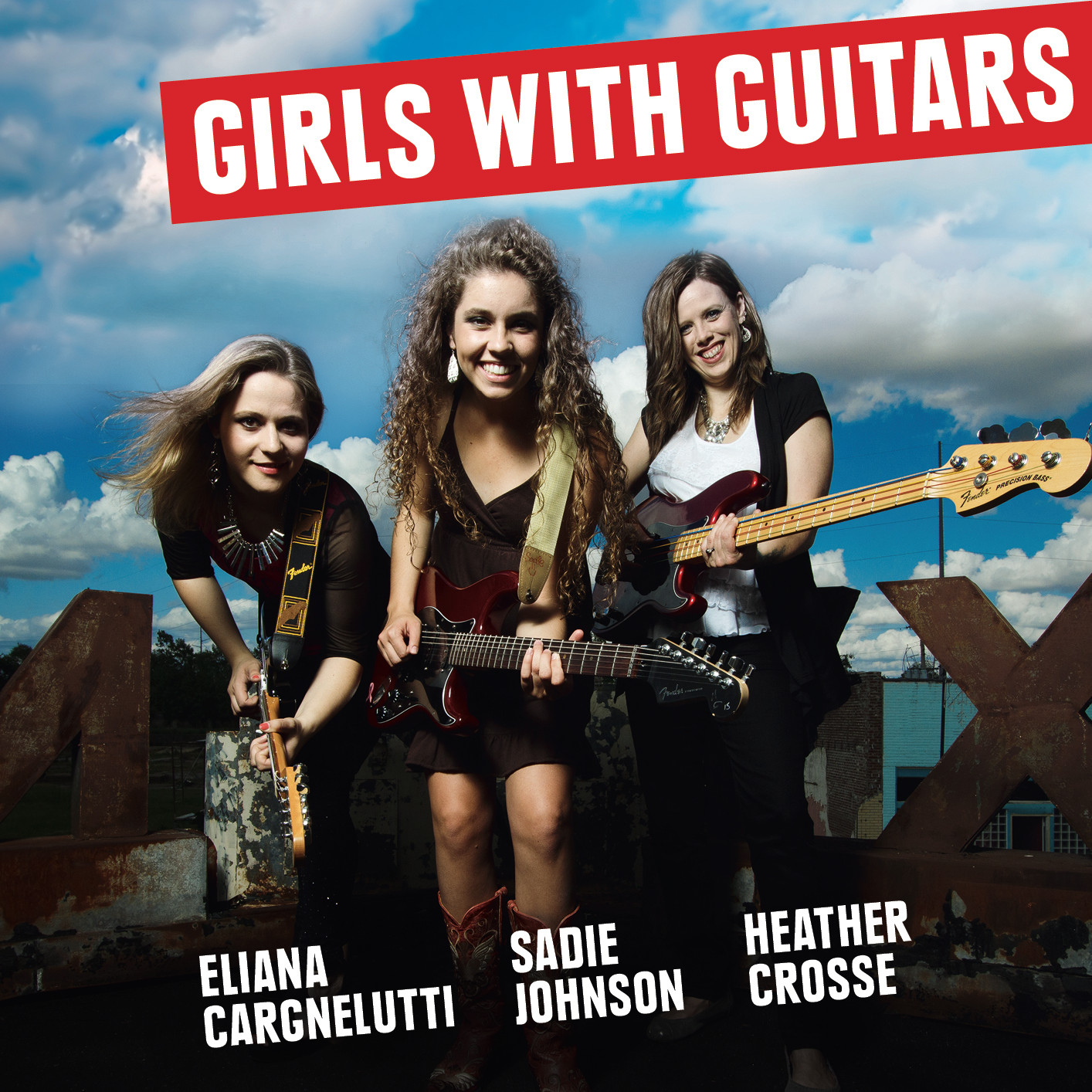 Eliana Cargnelutti, Sadie Johnson, Heather Crosse – Girls With Guitars (2015) [Official Digital Download 24bit/44,1kHz]