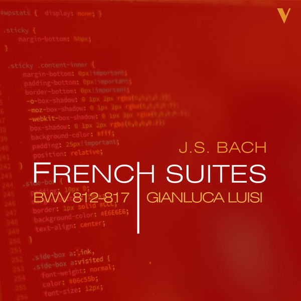 Gianluca Luisi – Bach: French Suites, BWV 812-817 (2018) [Official Digital Download 24bit/88,2kHz]