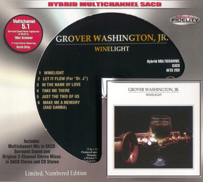 Grover Washington, Jr. – Winelight (1980) [Audio Fidelity 2015] MCH SACD ISO + Hi-Res FLAC