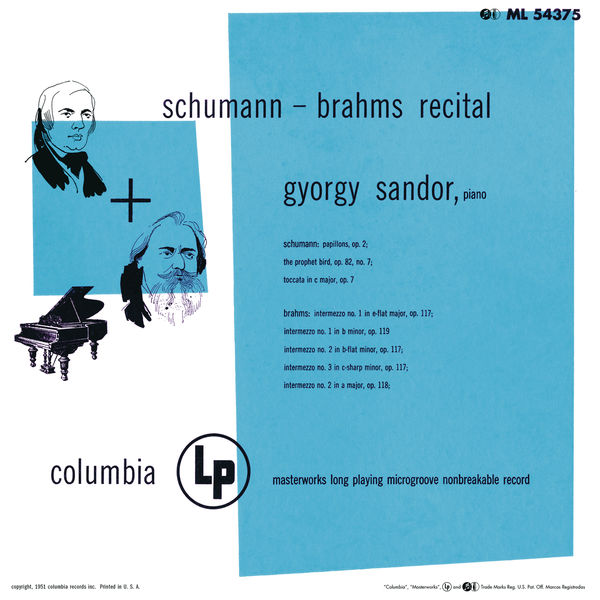 Gyorgy Sandor – Sándor Plays Schumann & Brahms (Remastered) (2020) [Official Digital Download 24bit/96kHz]