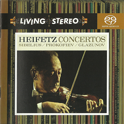 Jascha Heifetz – Concertos: Sielius – Prokofiev – Glazunov (2005) MCH SACD ISO + Hi-Res FLAC