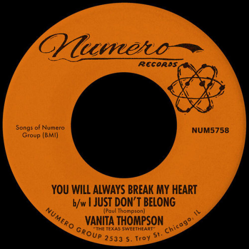 Vanita Thompson – You Always Break My Heart bw I Just Don’t Belong (1965) FLAC