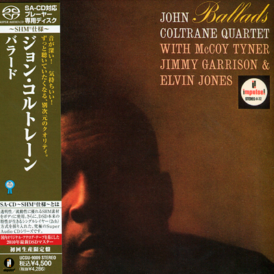 John Coltrane Quartet – Ballads (1962) [Japanese Limited SHM-SACD 2010] SACD ISO + Hi-Res FLAC