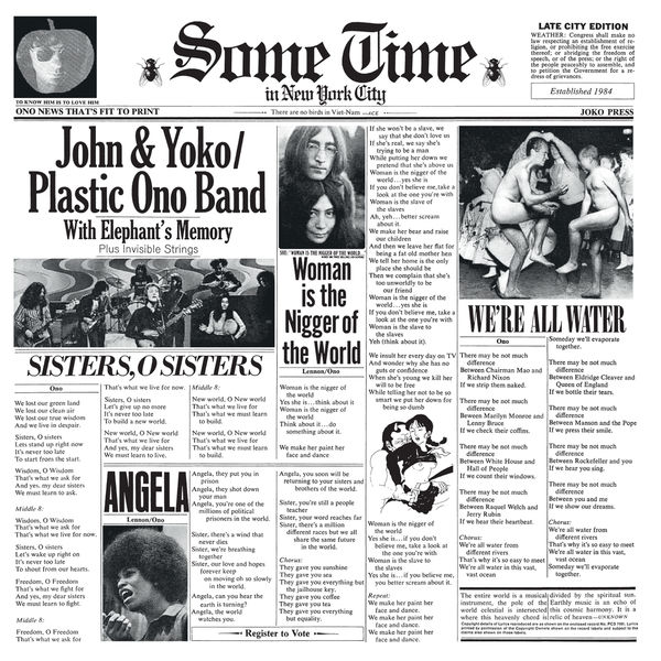 John Lennon, Yoko Ono – Sometime In New York City (1972/2014) [Official Digital Download 24bit/96kHz]