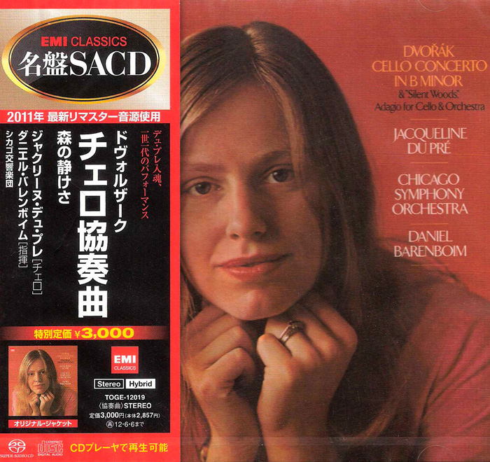 Jacqueline Du Pre, Chicago Symphony Orchestra, Daniel Barenboim – Dvorak: Cello Concerto & Silent Woods (1971) [Japan 2011] SACD ISO + Hi-Res FLAC