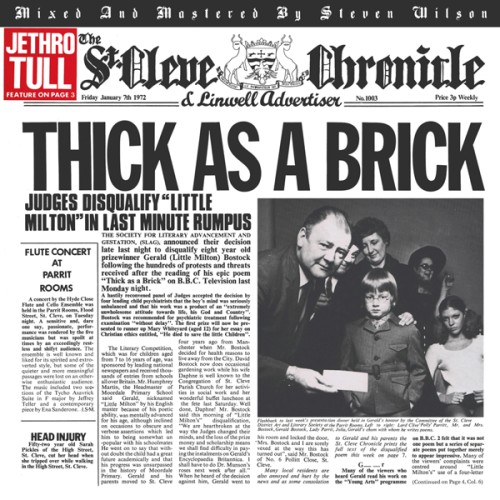 Jethro Tull – Thick As A Brick (1972/2015) [FLAC 24 bit, 96 kHz]