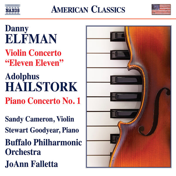 Sandy Cameron – Elfman: Violin Concerto, ‘Eleven Eleven’ – Hailstork: Piano Concerto No. 1 (2023) [FLAC 24bit/96kHz]