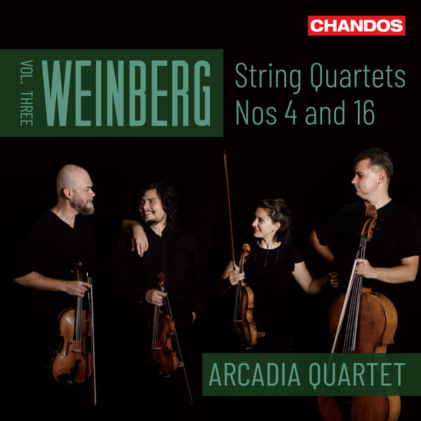 Arcadia Quartet – Weinberg: String Quartets, Vol. 3 (2023) [Official Digital Download 24bit/96kHz]