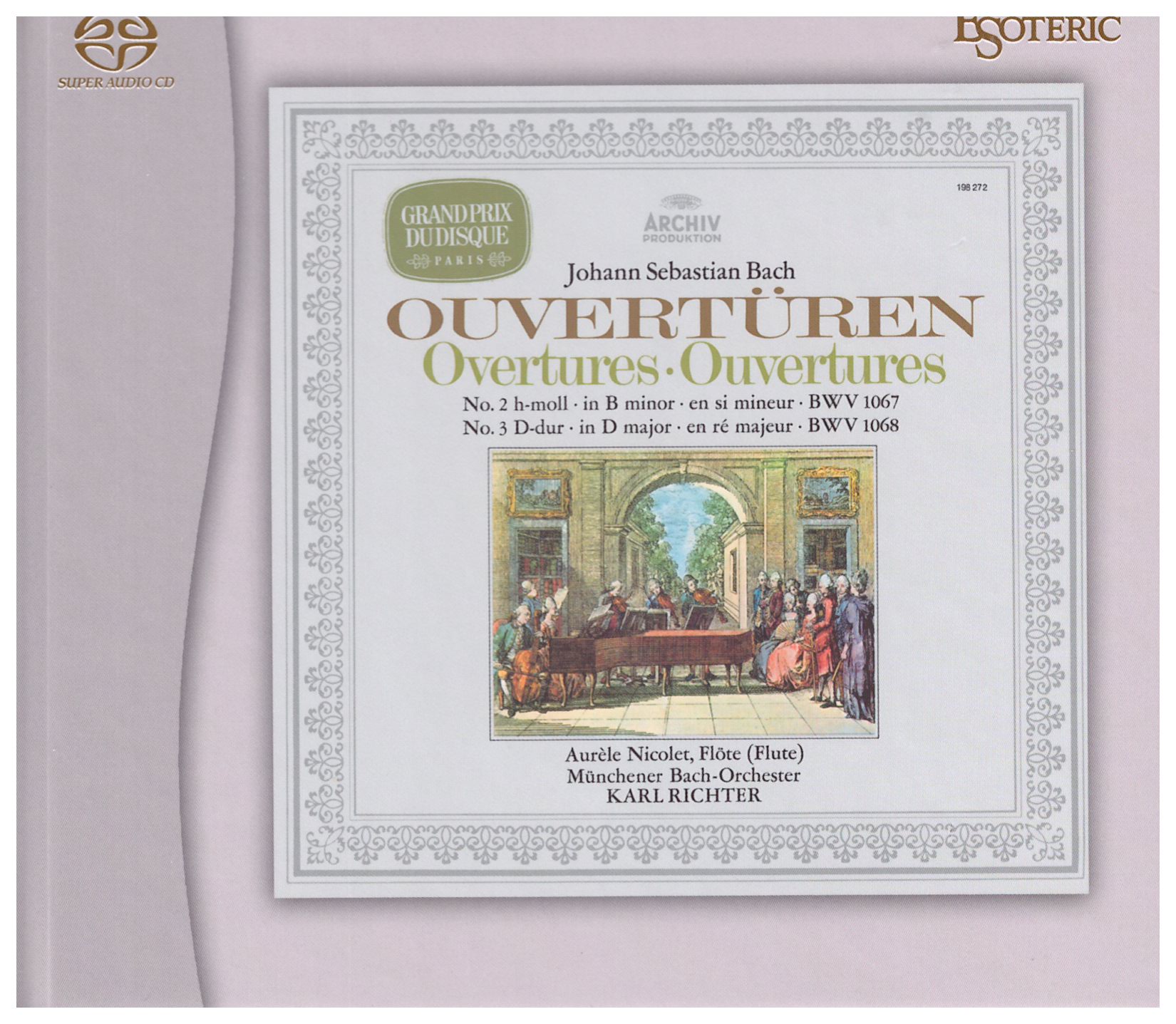Karl Richter, Munchener Bach-Orchester, Aurele Nicolet – Bach: Orchestral Suites (1961,1973/2021) DSF DSD64 + Hi-Res FLAC