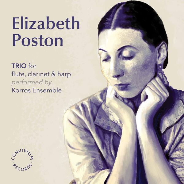 Korros Ensemble – Poston: Trio for Flute, Clarinet & Harp (2021) [Official Digital Download 24bit/192kHz]