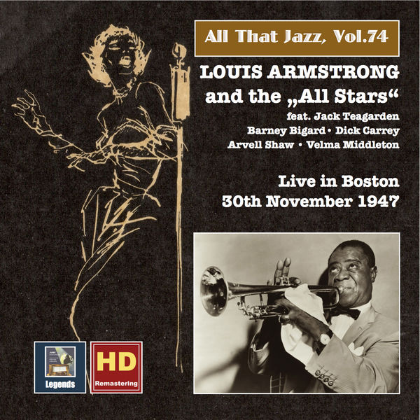 Louis Armstrong & His All Stars – All That Jazz, Vol. 74: Louis Armstrong and the “All Stars” Live in Boston (2016) [Official Digital Download 24bit/48kHz]