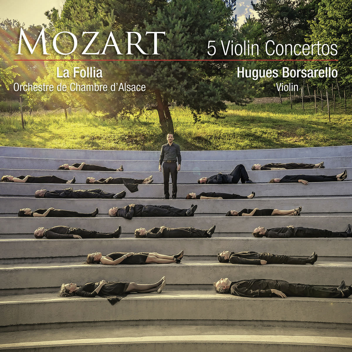 La Follia, Orchestre de chambre d’Alsace, Hugues Borsarello – Mozart: 5 Violin Concertos (2014) [Official Digital Download 24bit/96kHz]
