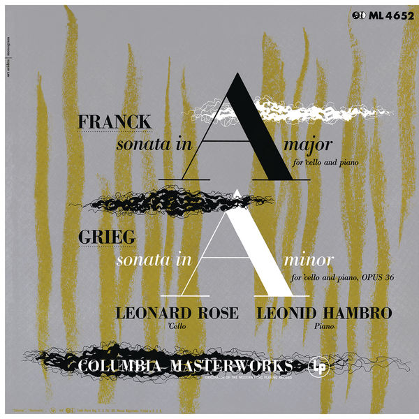 Leonard Rose – Franck: Cello Sonata in A Major, FWV 8 & Grieg: Cello Sonata in A Minor, Op. 36 (Remastered) (1953/2018) [Official Digital Download 24bit/192kHz]