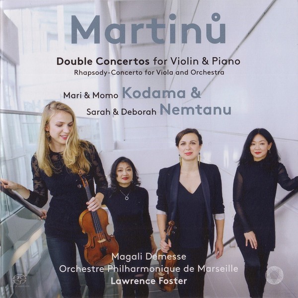 Mari & Momo Kodama, Deborah & Sarah Nemtanu – Martinu: Double Concertos for Violin & Piano (2018) MCH SACD ISO + Hi-Res FLAC