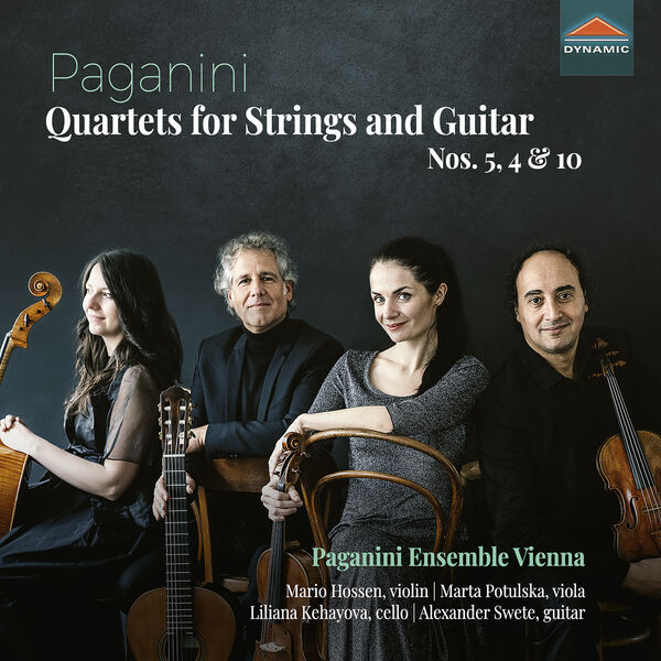 Paganini Ensemble Vienna – Quartets for Strings and Guitar Nos. 5, 4 & 10 (Instrumental) (2023) [Official Digital Download 24bit/96kHz]