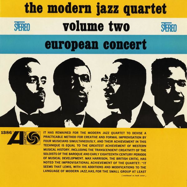The Modern Jazz Quartet – European Concert, Vol. 2 (1962/2011) [Official Digital Download 24bit/192kHz]