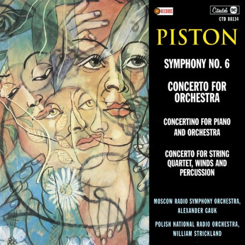 Moscow Radio Symphony Orchestra – Piston: Symphony No. 6 / Concerto For Orchestra / Concertino for Piano and Orchestra / Concerto for String Quartet, Winds and Percussion (2021) [FLAC 24 bit, 44,1 kHz]