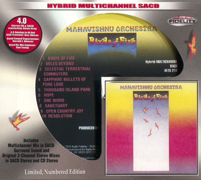 Mahavishnu Orchestra – Birds Of Fire (1973) [Audio Fidelity 2015] MCH SACD ISO + Hi-Res FLAC
