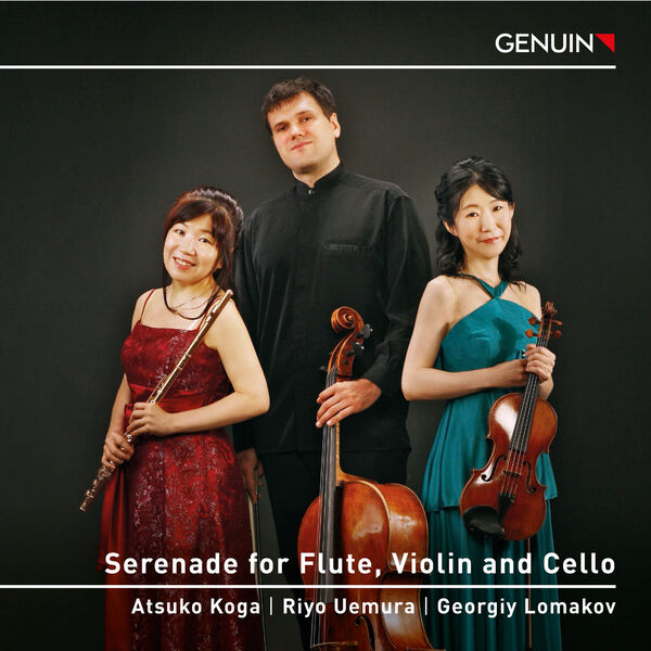 Atsuko Koga, Riyo Uemura, Georgiy Lomakov - Serenade for Flute, Violin and Cello (2023) [FLAC 24bit/96kHz] Download