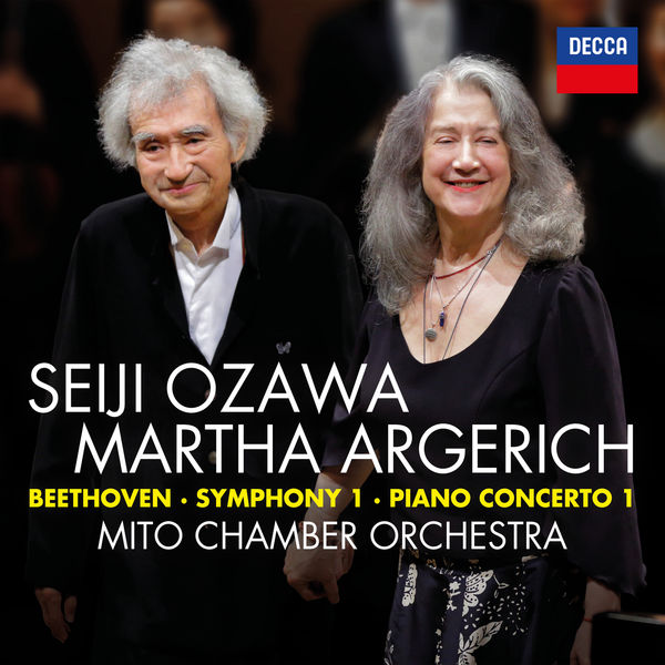 Martha Argerich, Seiji Ozawa, Mito Chamber Orchestra – Beethoven: Symphony No. 1 & Piano Concerto No. 1 (Live) (2018) [Official Digital Download 24bit/96kHz]