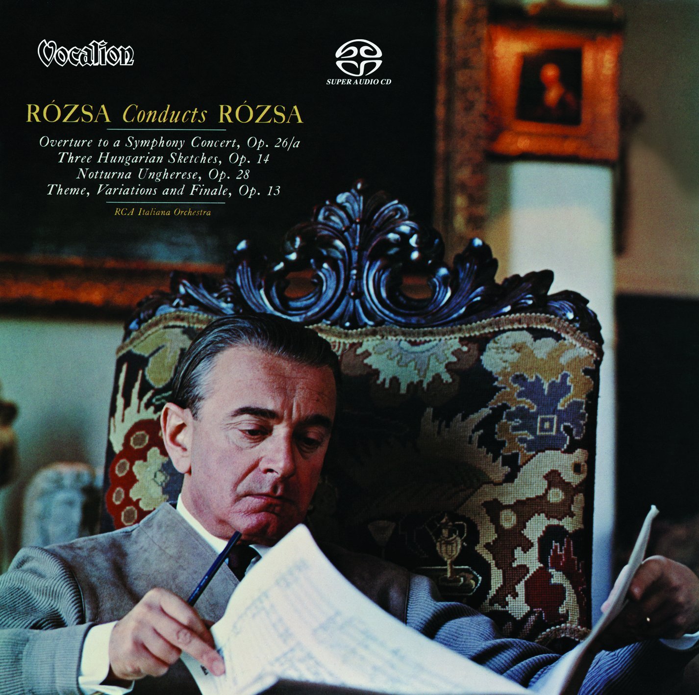 Miklos Rozsa, RCA Italiana Orchestra – Rozsa Conducts Rozsa (1965) [Reissue 2017] MCH SACD ISO + Hi-Res FLAC