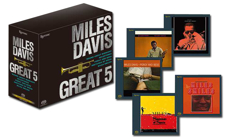 Miles Davis – Great 5 (2016) [Esoteric Japan SACD Boxset] SACD ISO + DSF DSD64 + Hi-Res FLAC