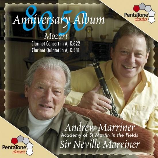Andrew Marriner & Sir Neville Marriner – MOZART: Clarinet Concerto K. 622 / Clarinet Quintet, K. 581 (2004) [Official Digital Download 24bit/88,2kHz]