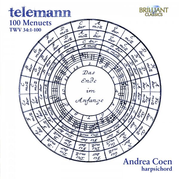 Andrea Coen - Telemann: 100 Menuets TWV 34:1-100 (2021) [FLAC 24bit/96kHz]