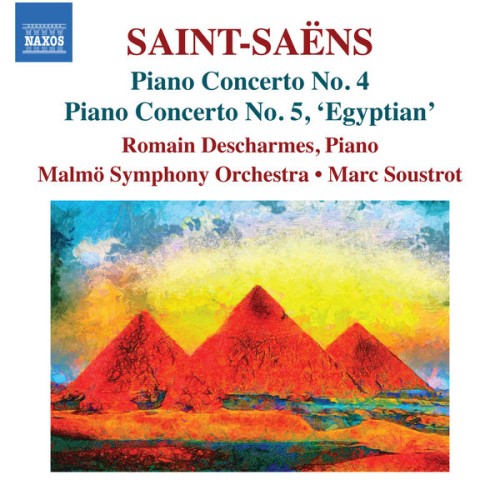 Romain Descharmes, Malmo Symphony Orchestra, Marc Soustrot – Saint-Saëns: Piano Concertos Nos. 4 & 5 (2018) [FLAC 24 bit, 96 kHz]