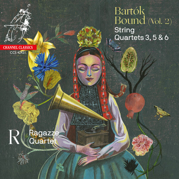 Ragazze Quartet – Bartók Bound, Vol. 2: String Quartets Nos. 3, 5 & 6 (2021) [Official Digital Download 24bit/192kHz]