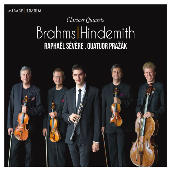 Raphaël Sévère, Prazak Quartet – Brahms & Hindemith: Clarinet Quintets (2015) [Official Digital Download 24bit/96kHz]