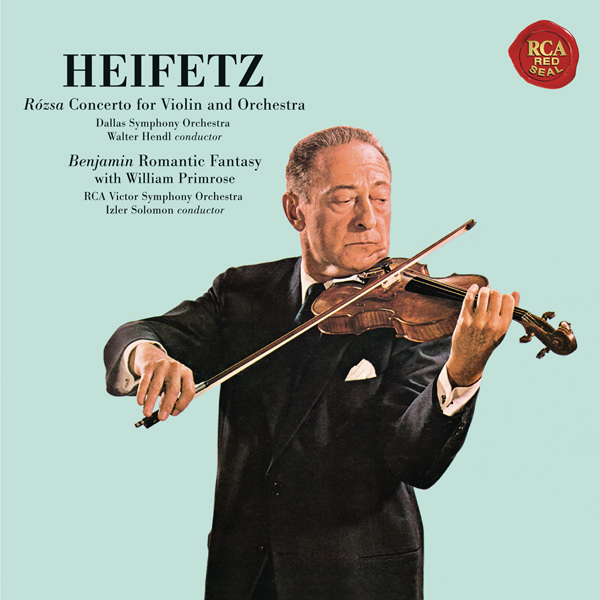 Jascha Heifetz – Miklos Rozsa: Violin Concerto; Arthur Benjamin: Romantic Fantasy (1964/2016) DSF DSD64