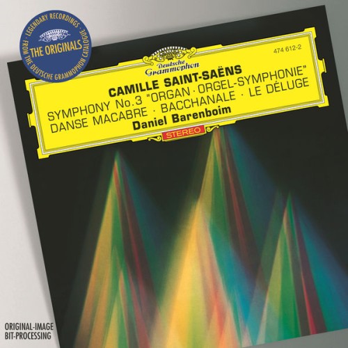 Gaston Litaize, Chicago Symphony Orchestra, Orchestre de Paris, Daniel Barenboim – Saint-Saens: Symphony No. 3 “Organ”; Bacchanale from “Samson et Dalila”; Prélude from “Le Déluge”; Danse macabre (1976/2013) [FLAC 24 bit, 96 kHz]