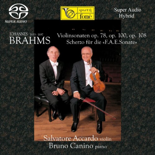 Salvatore Accardo, Bruno Canino – Johannes Brahms Sonaten op.78, op.100, op. 108 (2010/2021) [FLAC 24 bit, 88,2 kHz]