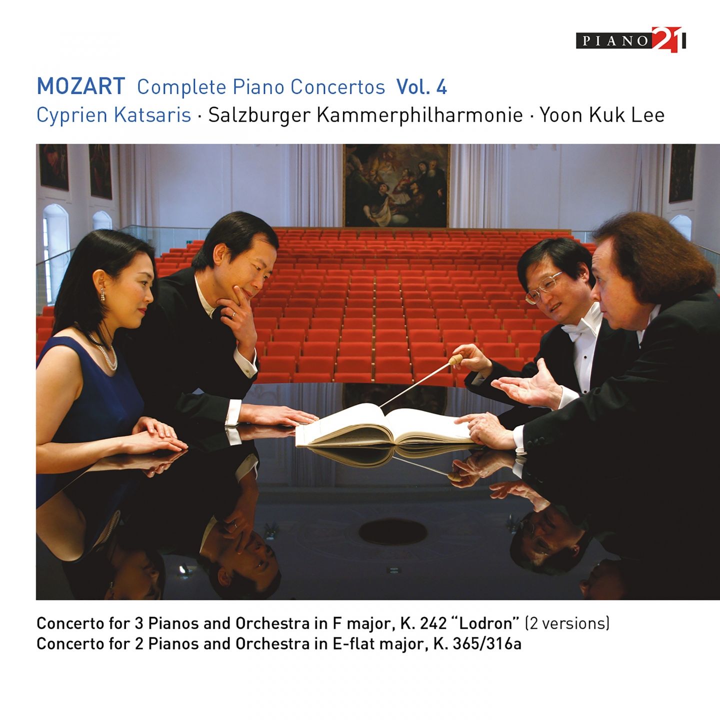 Salzburger Kammerphilharmonie, Yoon Kuk Lee, Cyprien Katsaris, Mari Ot – Mozart: Complete Piano Concertos, Vol. 4 (Live – K. 242 & 365) (2020) [Official Digital Download 24bit/48kHz]
