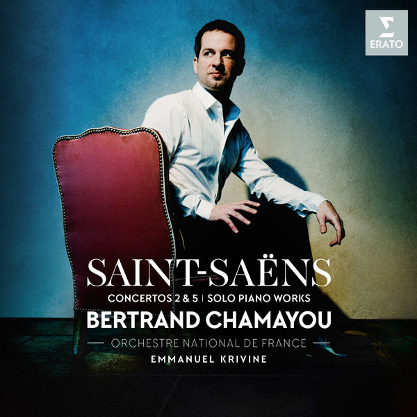 Bertrand Chamayou, Orchestre National de France, Emmanuel Krivine – Saint-Saëns: Piano Concertos Nos 2, 5 & Piano Works (2018) [Official Digital Download 24bit/96kHz]