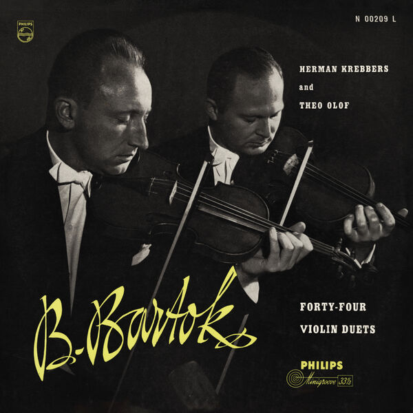 Herman Krebbers - Bartok: 44 Duos for Two Violins (1955/2023) [FLAC 24bit/48kHz]