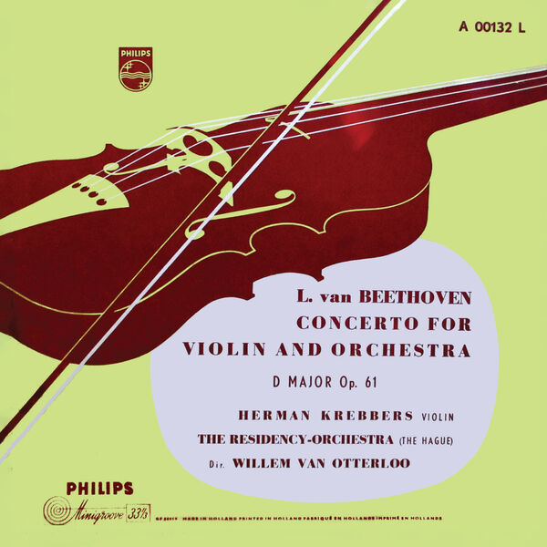 Herman Krebbers, Residentie Orkest & Willem van Otterloo – Beethoven: Violin Concerto; Sanctus (Missa solemnis) (2023) [Official Digital Download 24bit/48kHz]