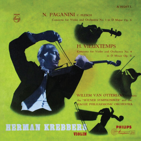 Herman Krebbers – Paganini: Violin Concerto No. 1; Vieuxtemps: Violin Concerto No. 4 (1955/2023) [Official Digital Download 24bit/48kHz]