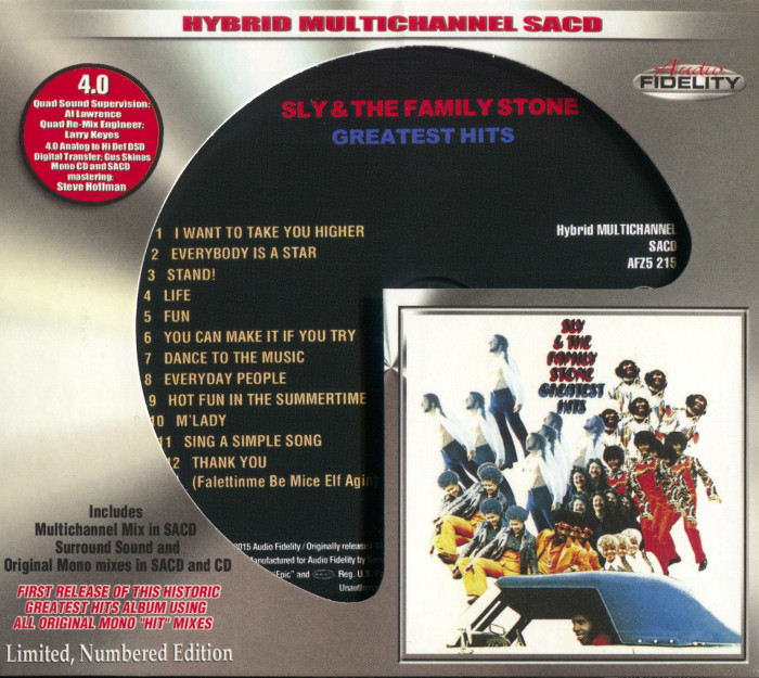Sly & The Family Stone – Greatest Hits (1970) [Audio Fidelity 2015] MCH SACD ISO + Hi-Res FLAC