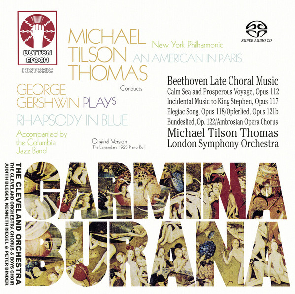 Michael Tilson Thomas – Orff, Beethoven, Gershwin (1974-76) [Reissue 2019] MCH SACD ISO + DSF DSD64 + Hi-Res FLAC